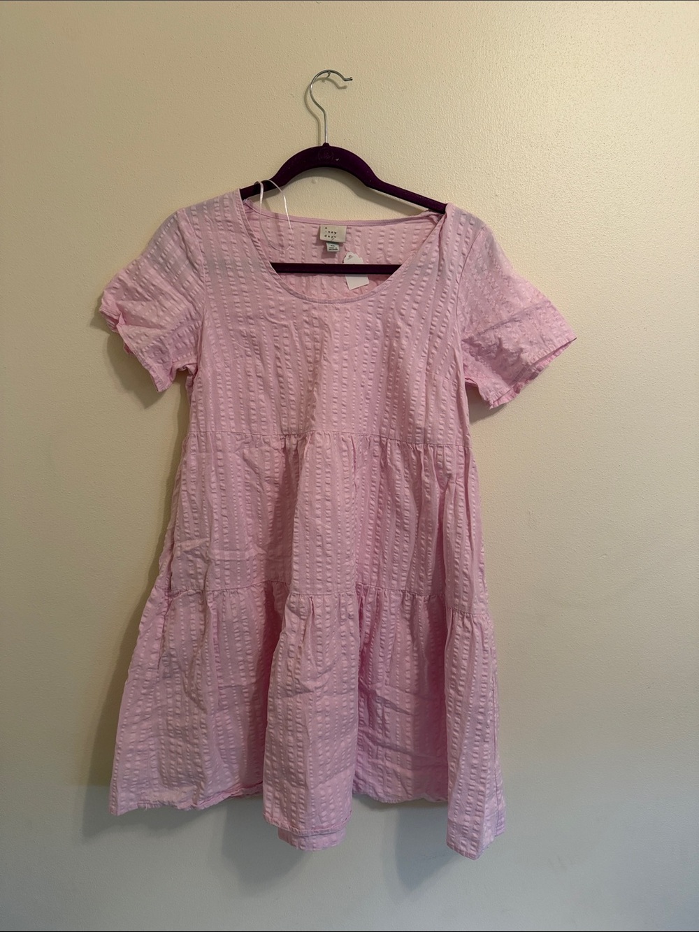 A New Day Pink Tiered Dress